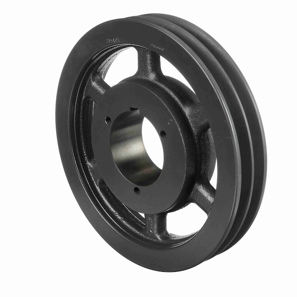 2 Groove Cast Iron Bushed Bore Multiple Sheave, 2Q5V97